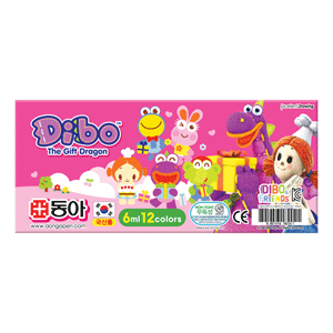 3500 6CC 12색 수채화물감